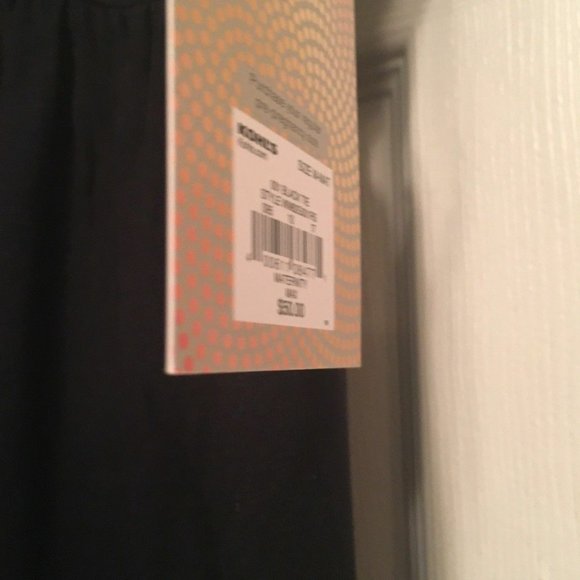 A:Glow Womens Size Large Black Maternity Sleeveless Knot Maxi Dress NEW NWT - Picture 4 of 6